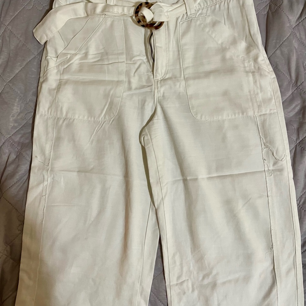 Democracy White Wide Leg Pants for Effortless Style